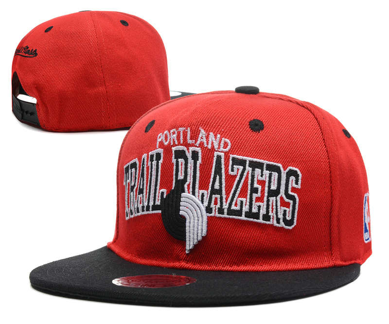 Portland Trail Blazers Red Snapback Hat DF 0512